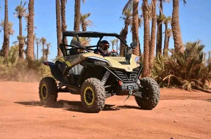 Paysages d'une excursion buggy autour de Marrakech