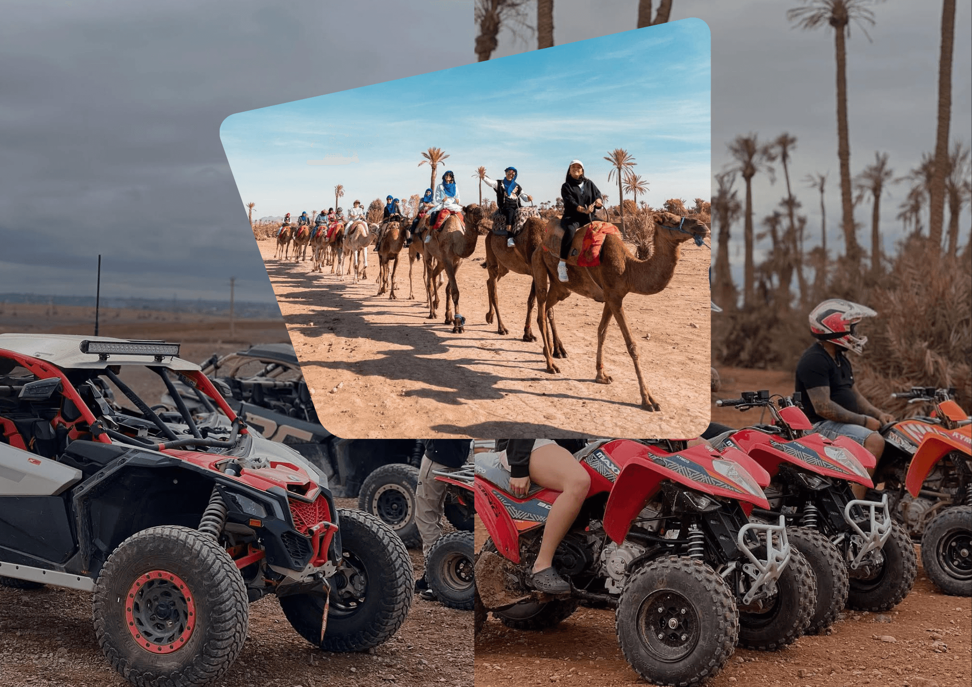 Excursions quad et buggy Marrakech - Palmeraie Jbilat Atlas