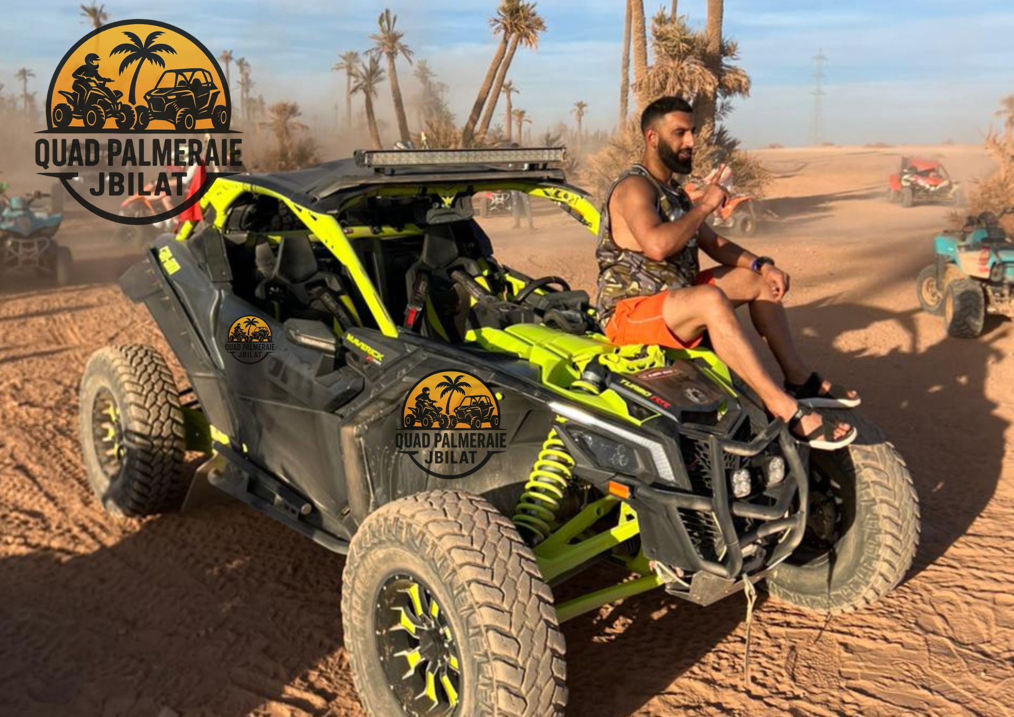 Buggy & Dromadaire 1 Heure – Palmeraie de Marrakech